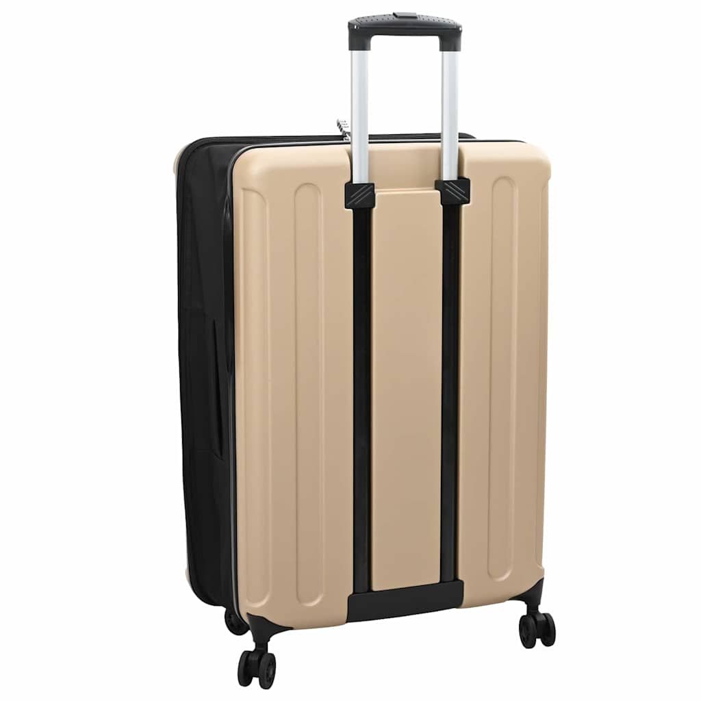 Koffert med lås champagne 50 x 30 x 76 cm ABS-plast
