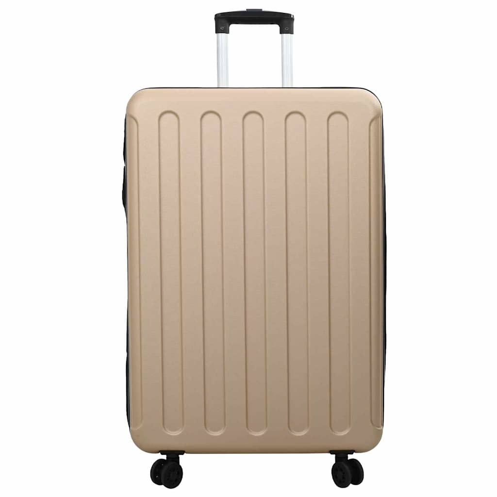 Koffert med lås champagne 50 x 30 x 76 cm ABS-plast