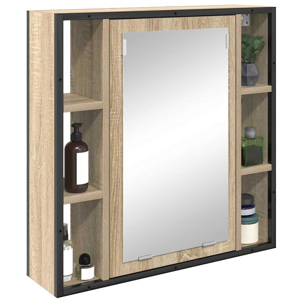 Speilskap med hylle Sonoma eik 60 x 16 x 60 cm Konstruert tre