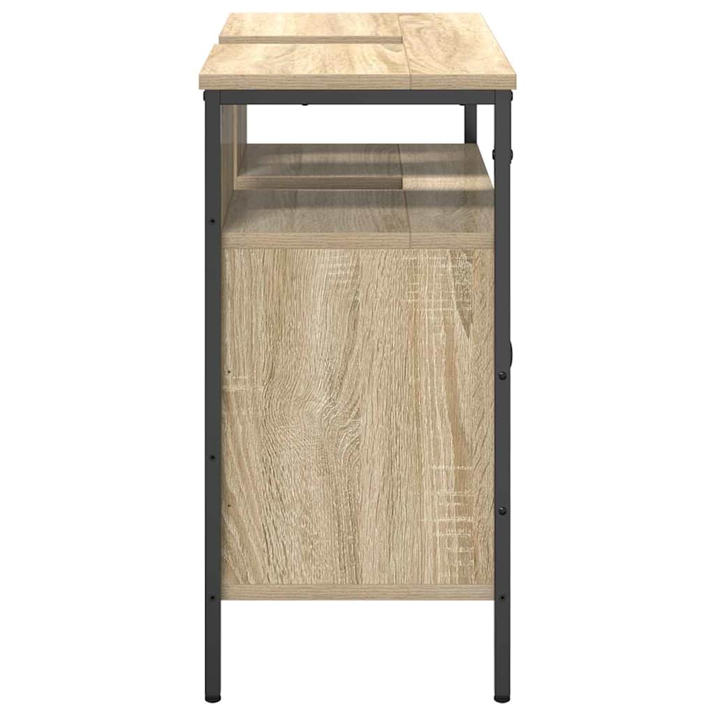 Baderomsskap med lagring Beige 60 x 30 x 60 cm Konstruert tre