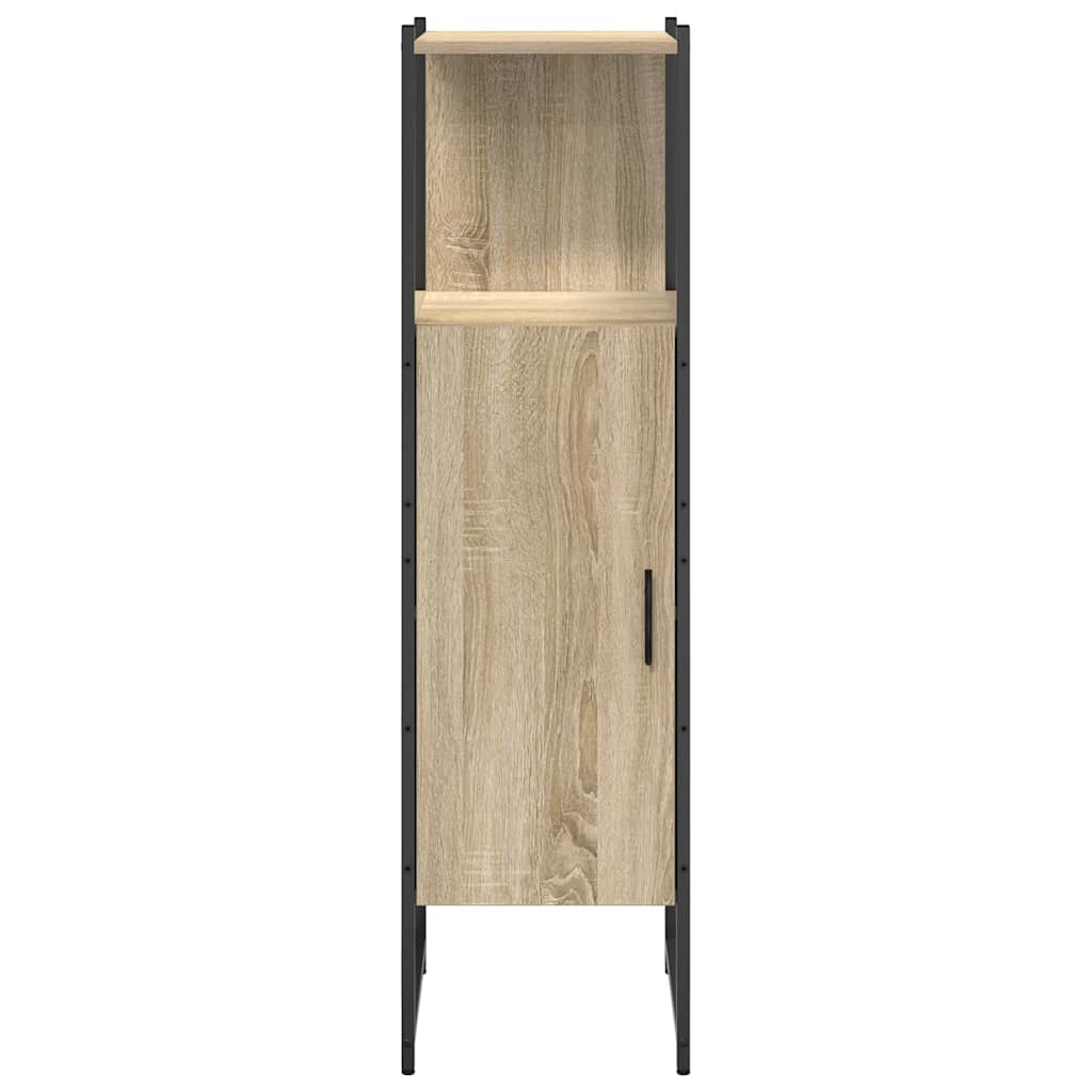 Baderomsskap med hylle Beige 33 x 33 x 120,5 cm Konstruert tre