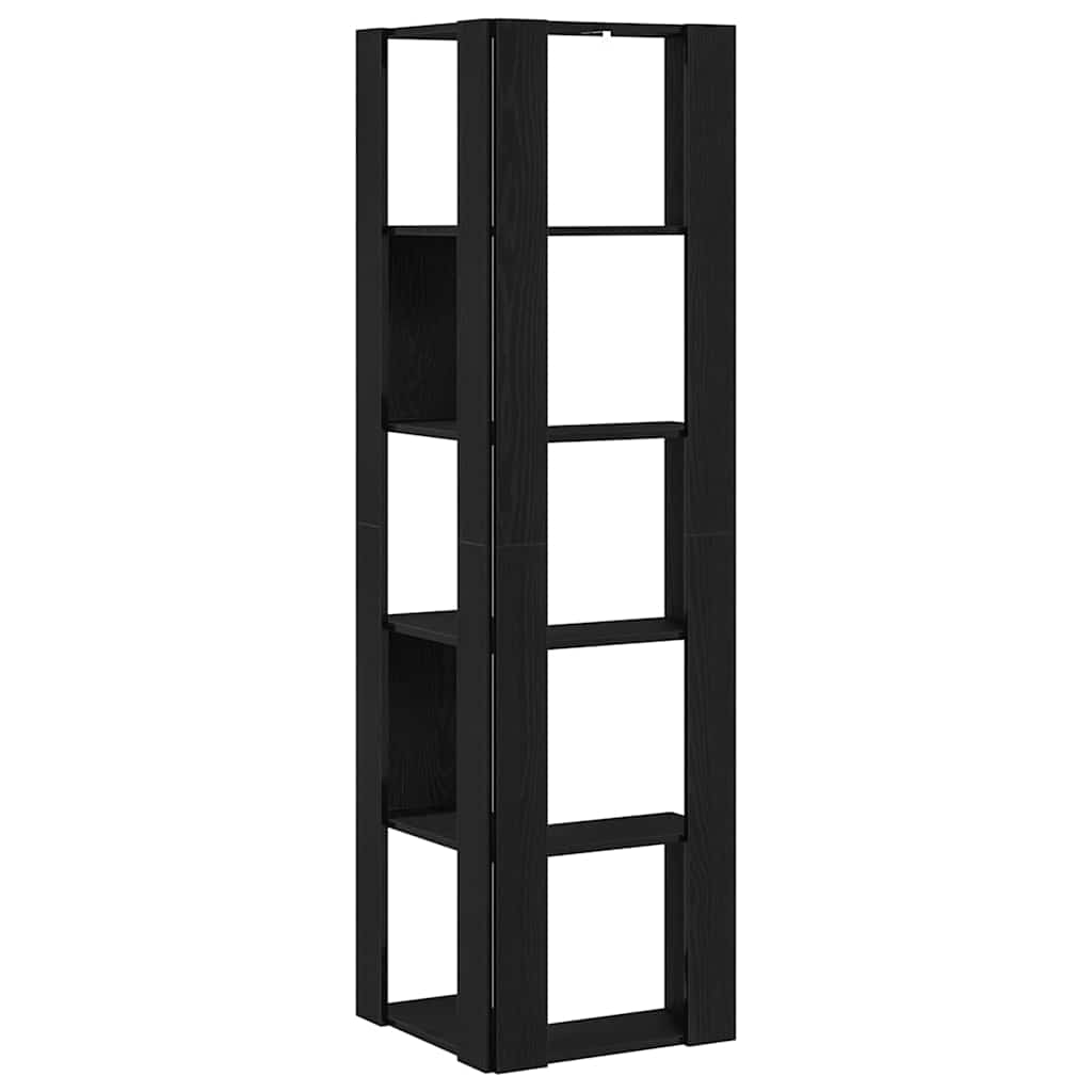 Bokhylle Svart Eik 50 x 50 x 179 cm