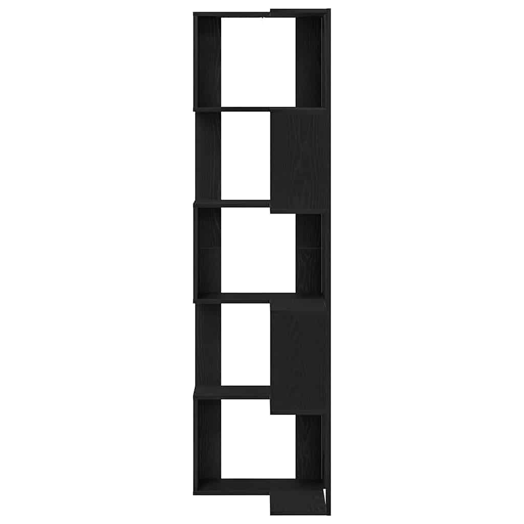 Bokhylle Svart Eik 50 x 50 x 179 cm