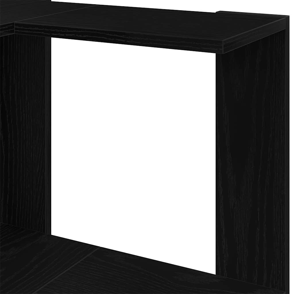 Bokhylle Svart Eik 50 x 50 x 102 cm