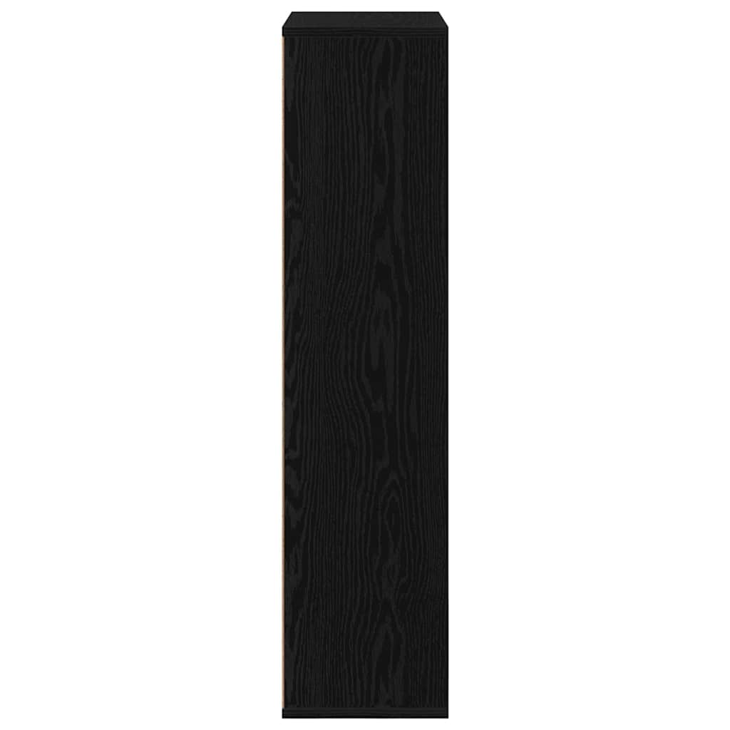 Bokhylle Svart Eik 50 x 25 x 102 cm
