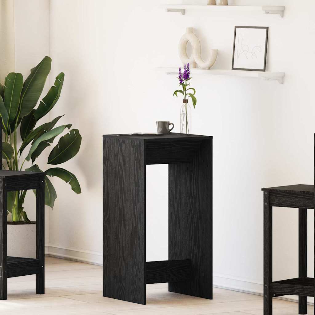 Barbord Svart Eik 51 x 50 x 103,5 cm Konstruert tre