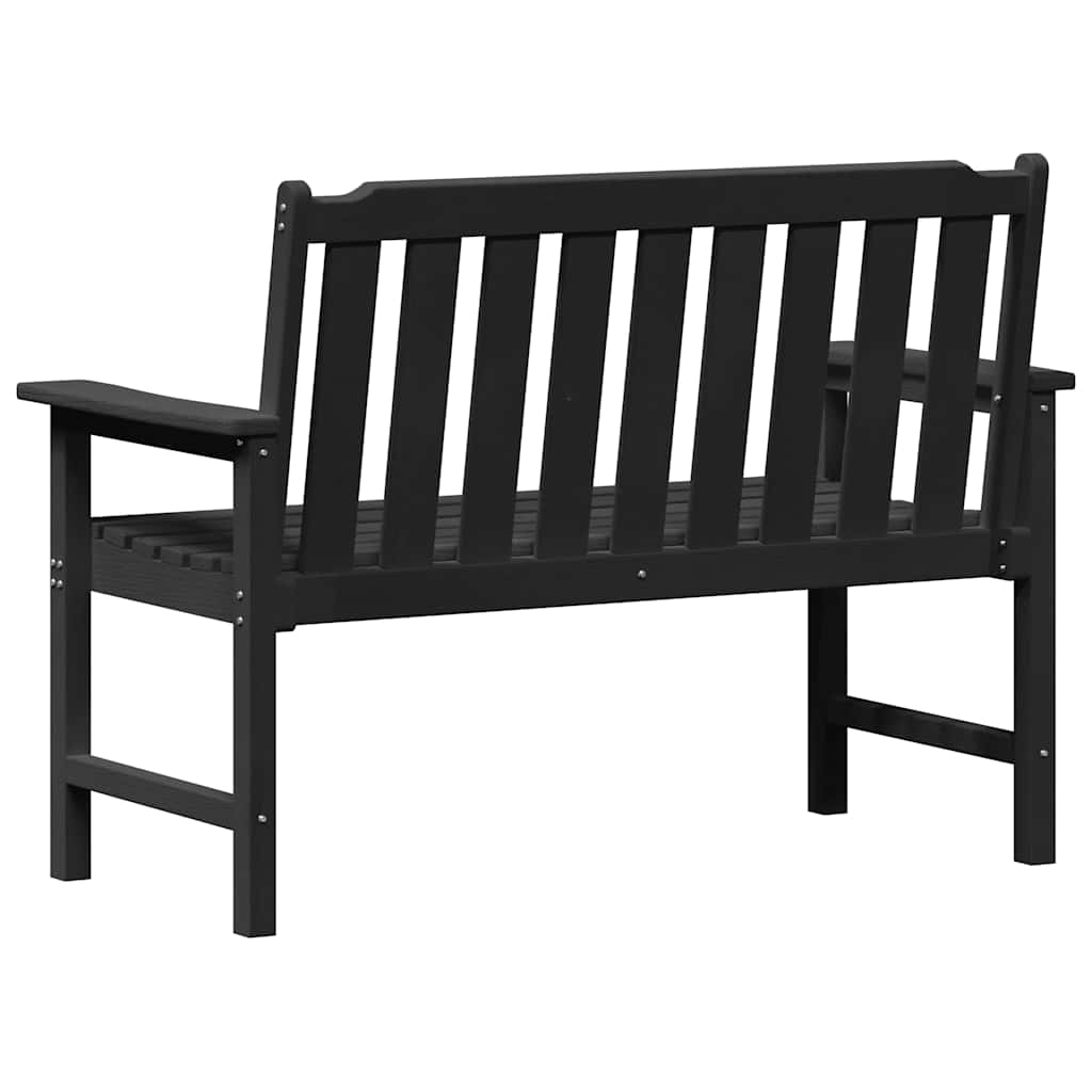 Hagebenk Svart 120 x 59 x 88 cm HDPE