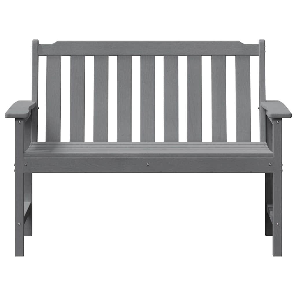 Hagebenk Lysegrå 120 x 59 x 88 cm HDPE