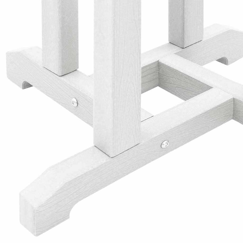 Barbord Hvit 55 x 55 x 107 cm Polyethylen