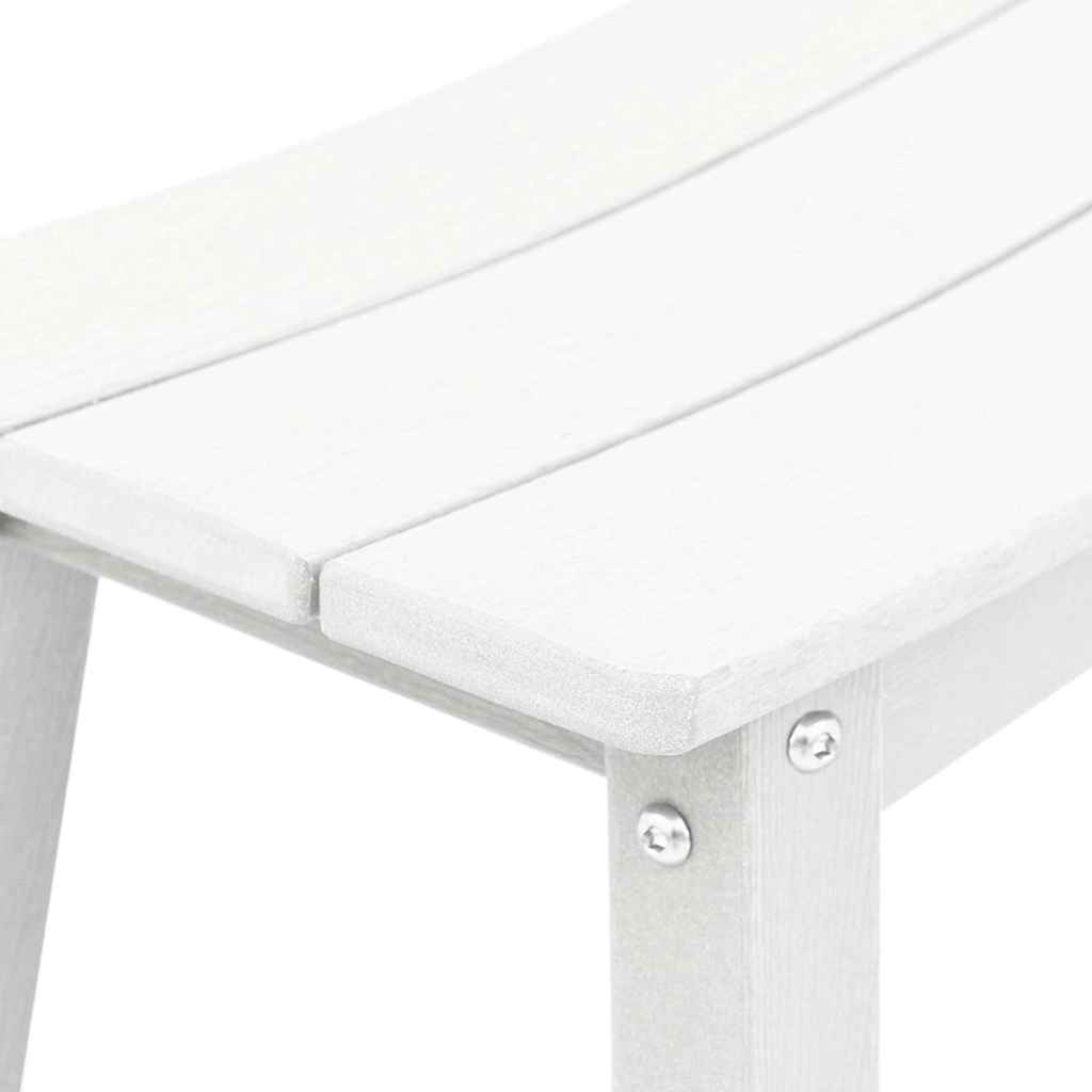 Barstol 2 pcs Hvit 52 x 43 x 73,5 cm HDPE