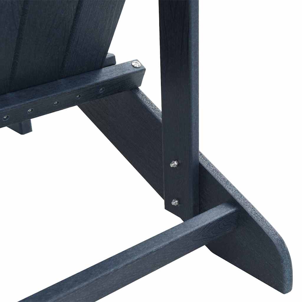 Adirondack-stol Marineblå 82 x 74 x 92 cm HDPE