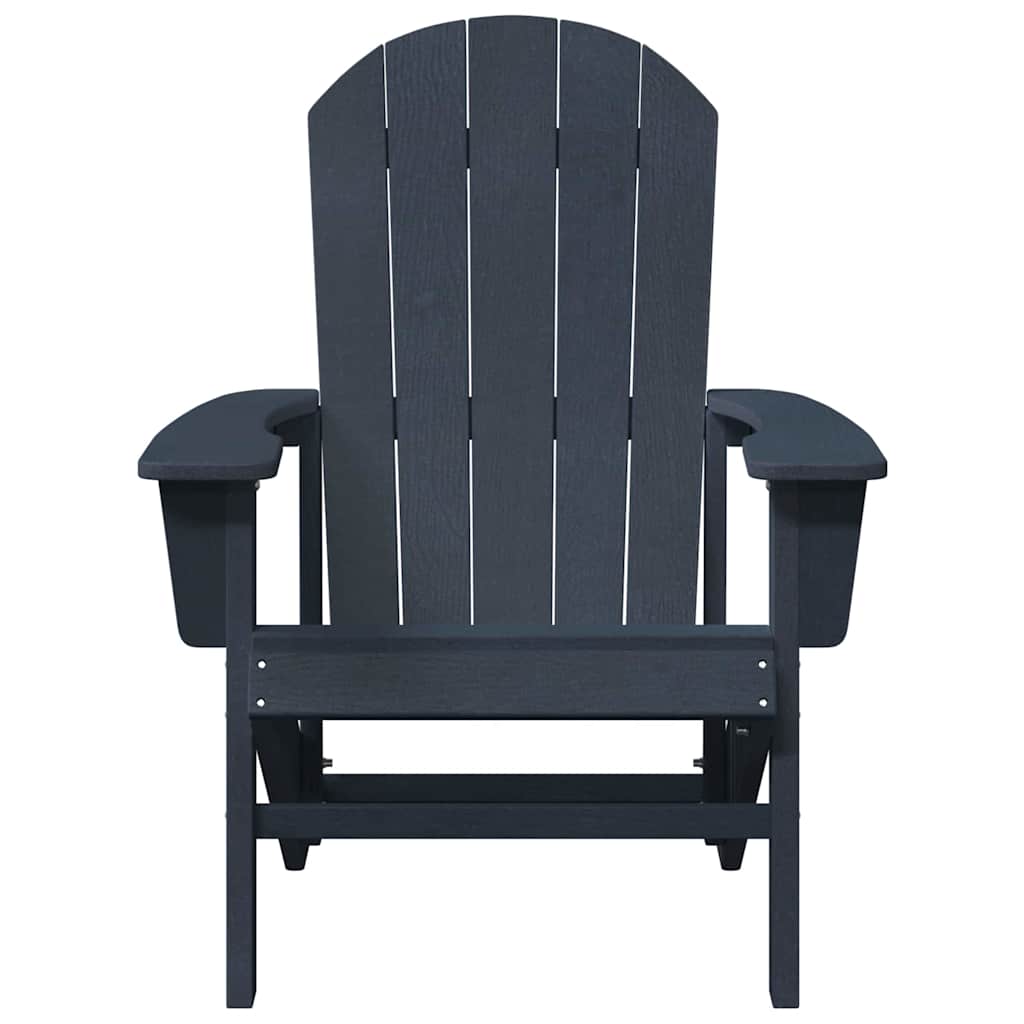 Adirondack-stol Marineblå 82 x 74 x 92 cm HDPE