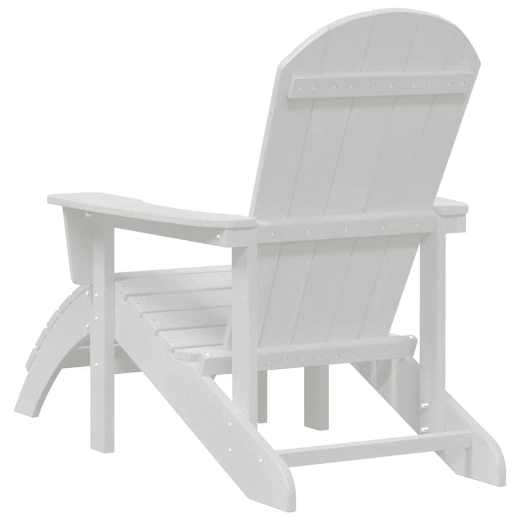 Adirondack-stol Hvit 82 x 74 x 92 cm HDPE