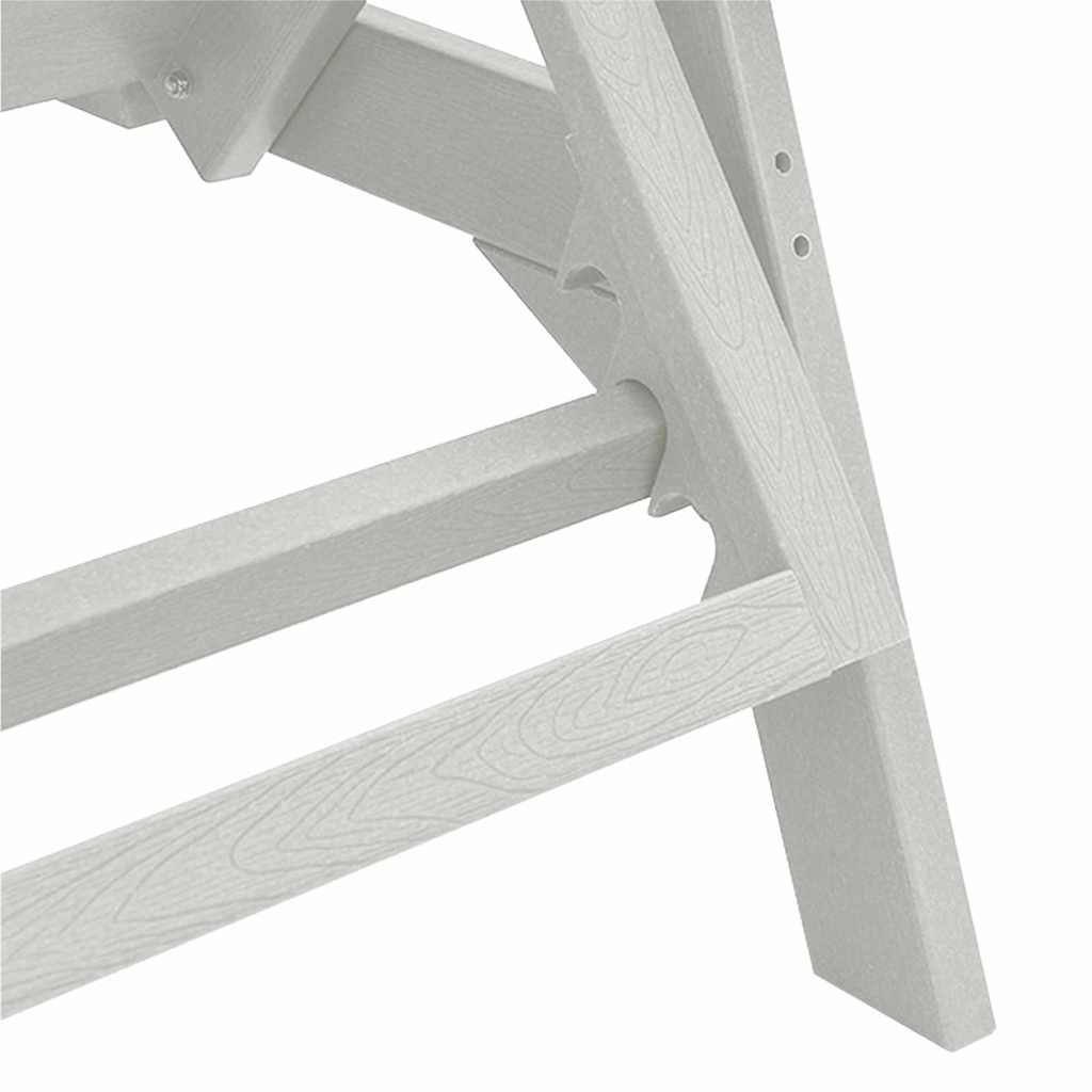 Solstol Hvit 195,5 x 53 x 98,5 cm HDPE