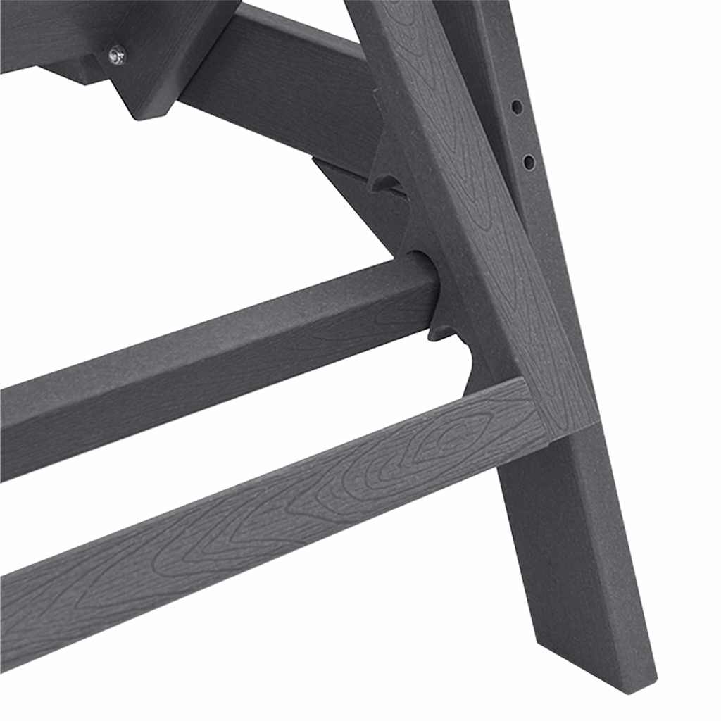 Solstol Lysegrå 195,5 x 53 x 98,5 cm HDPE