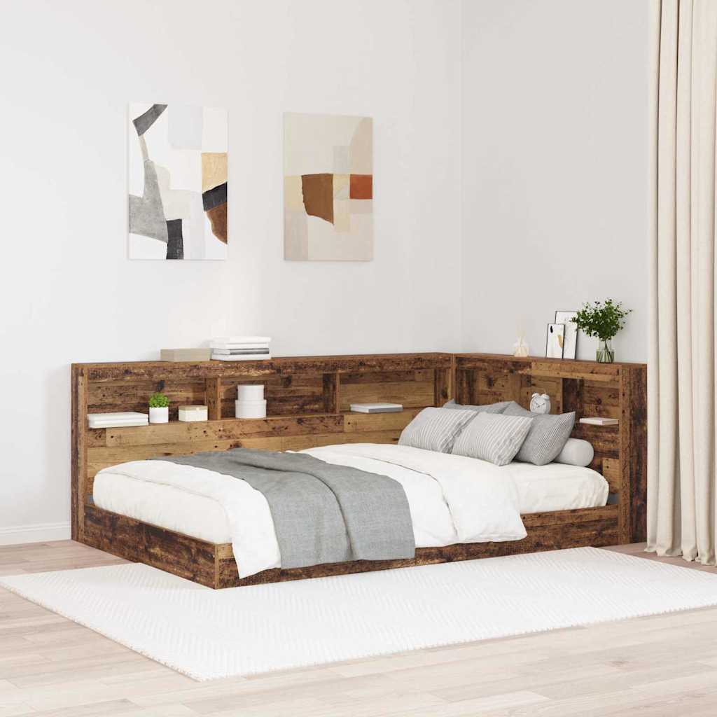 Lagringshodegavl med hylle Gamle tre 207,5 x 137,5 x 76,5 cm