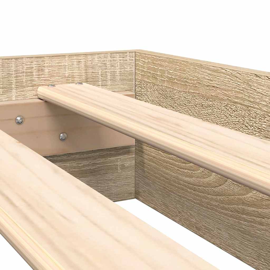 Bokhylle Seng Sonoma eik 100 x 200 cm Konstruert tre