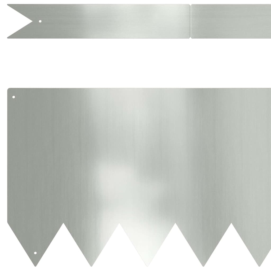 Gjerdekant 50 pcs sølv 100 x 0.05 x 20 cm Galvanisert Stål