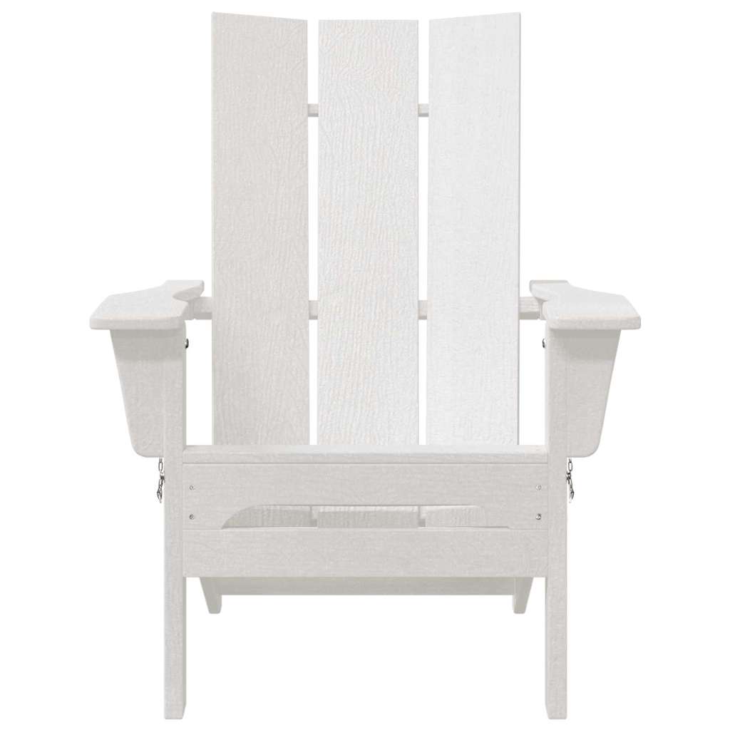 Hage Stol 2 pcs Hvit 80.5 x 74.5 x 92 cm Polyethylen