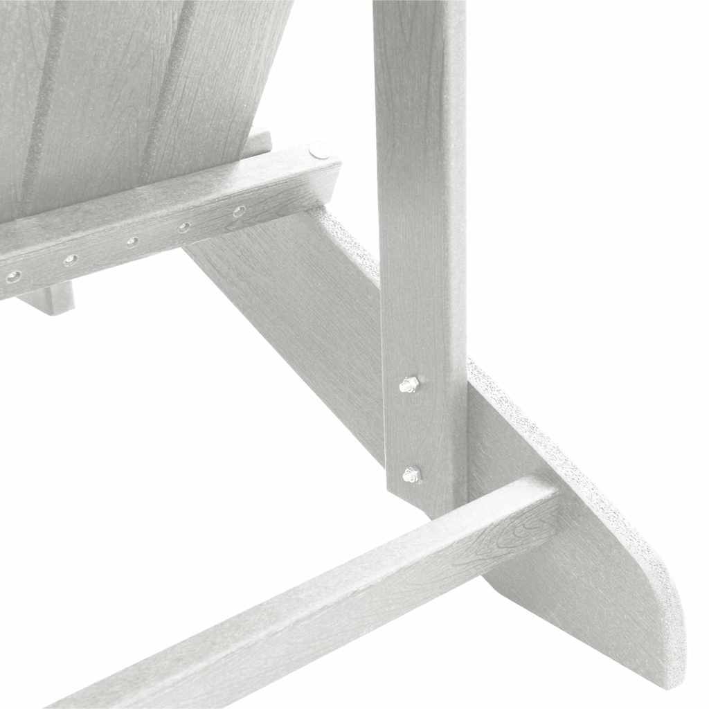 Hage Stol 3 pcs Hvit Polyethylen vidaXL