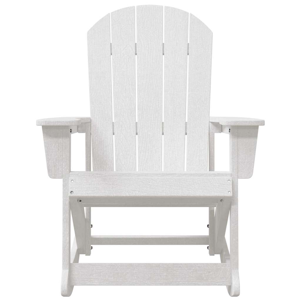 Adirondack Gyngestoler 2 pcs Hvit HDPE