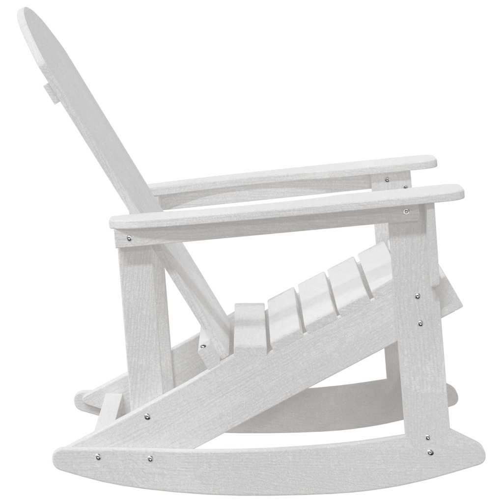 Adirondack Gyngestoler 2 pcs Hvit HDPE