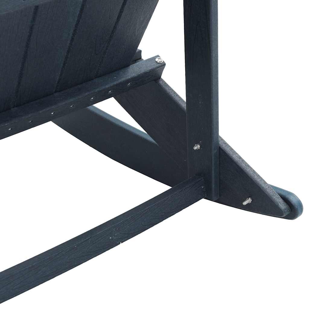 Hage lounge sett 3 pcs Marineblå HDPE