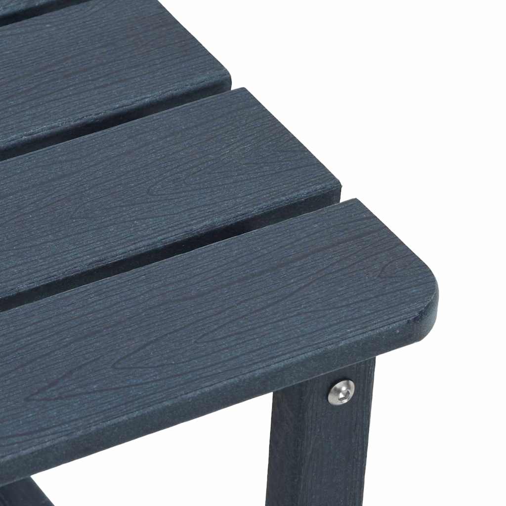 Hage lounge sett 3 pcs Marineblå HDPE
