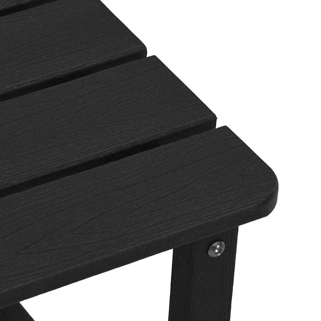Hage lounge sett 3 pcs Svart HDPE