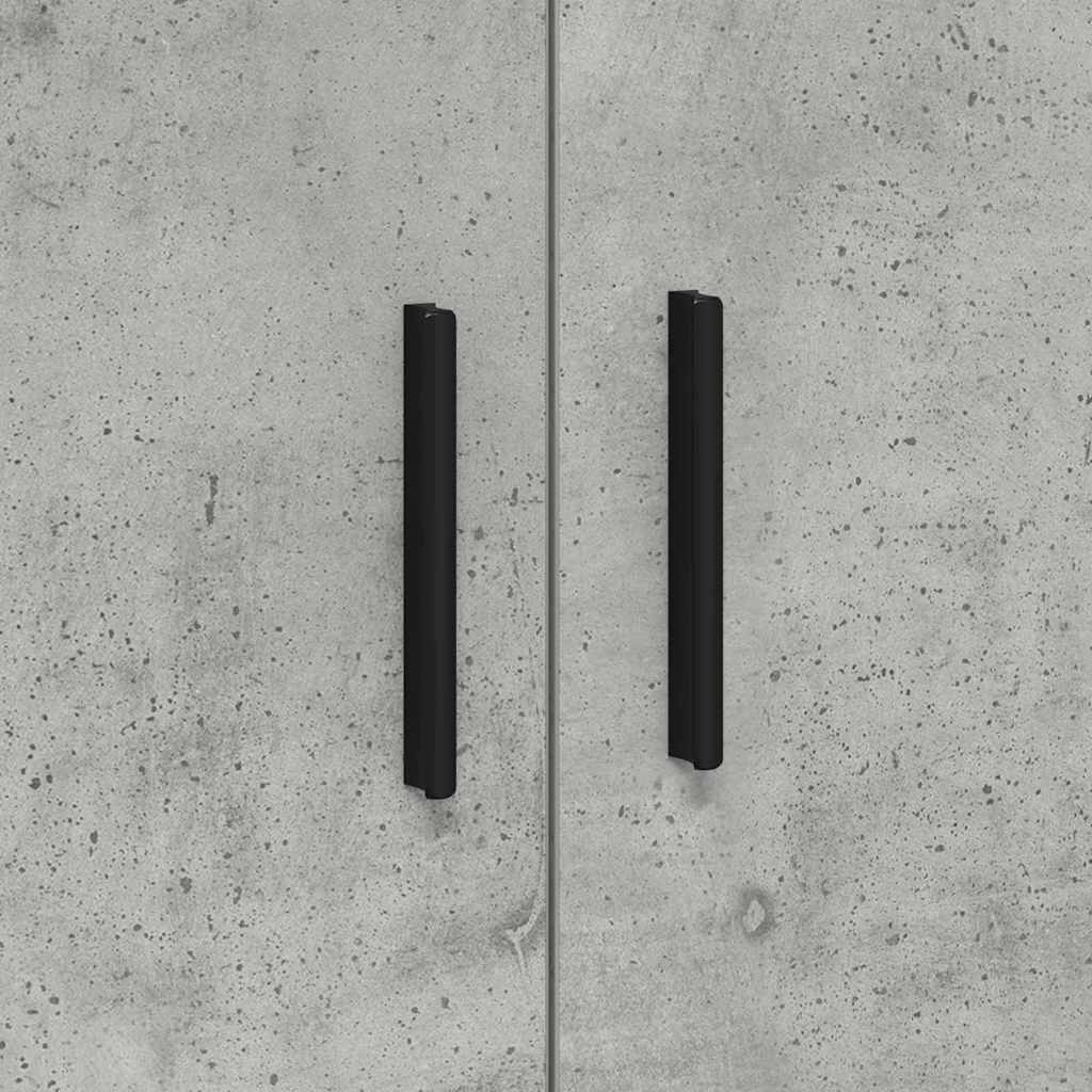 Oppbevaringsskap 2 pcs Betonggrå 127 x 41 x 40 cm