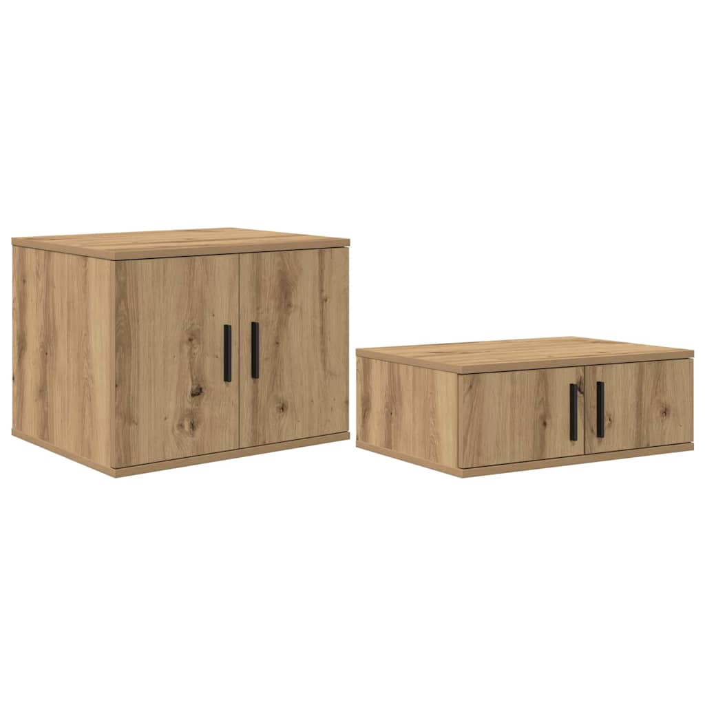 Oppbevaringsskap 2 pcs Artisan Eik 127 x 41 x 40 cm