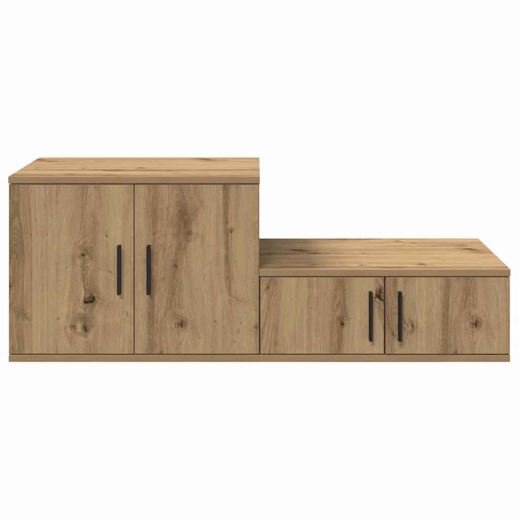 Oppbevaringsskap 2 pcs Artisan Eik 127 x 41 x 40 cm
