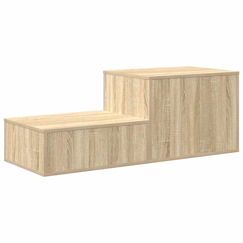 Oppbevaringsskap 2 pcs Sonoma eik 108 x 41 x 40 cm