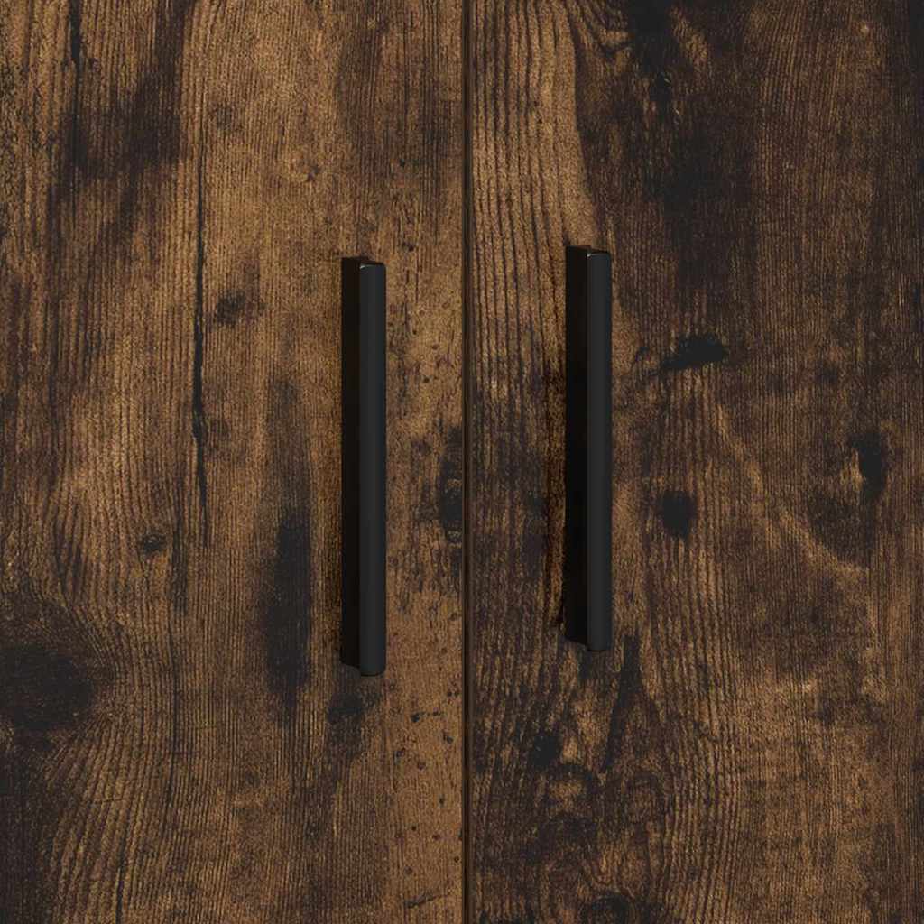 Oppbevaringsskap 2 pcs Røkt eik 103 x 41 x 40 cm Konstruert tre