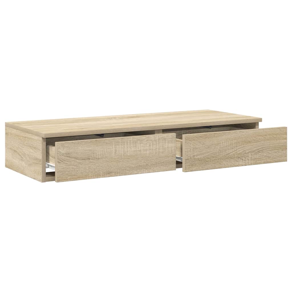 Sengeskuffer Sonoma eik 80 x 36,5 x 16,5 cm Konstruert tre