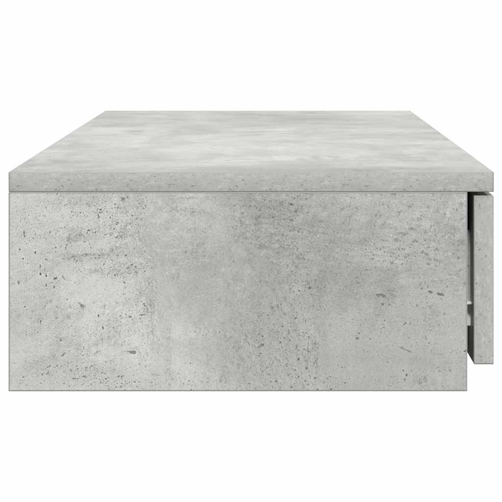 Sengeskuffer Betonggrå 80 x 36,5 x 16,5 cm Konstruert tre