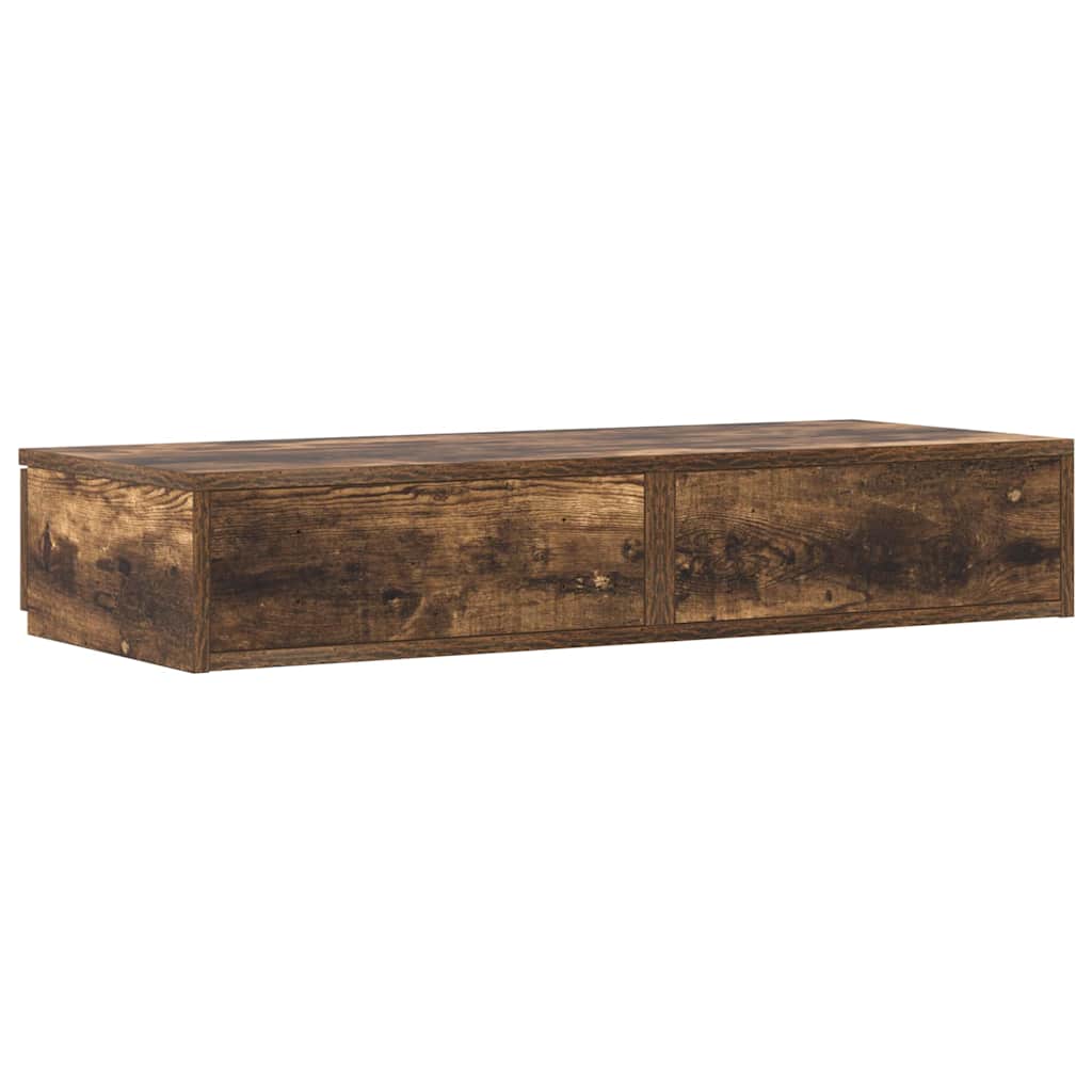 Sengeskuffer Røkt eik 90 x 36,5 x 16,5 cm Konstruert tre