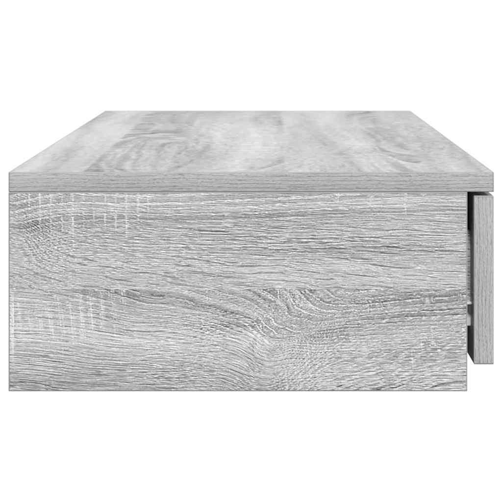 Sengeskuffer Grå Sonoma 90 x 36,5 x 16,5 cm Konstruert tre