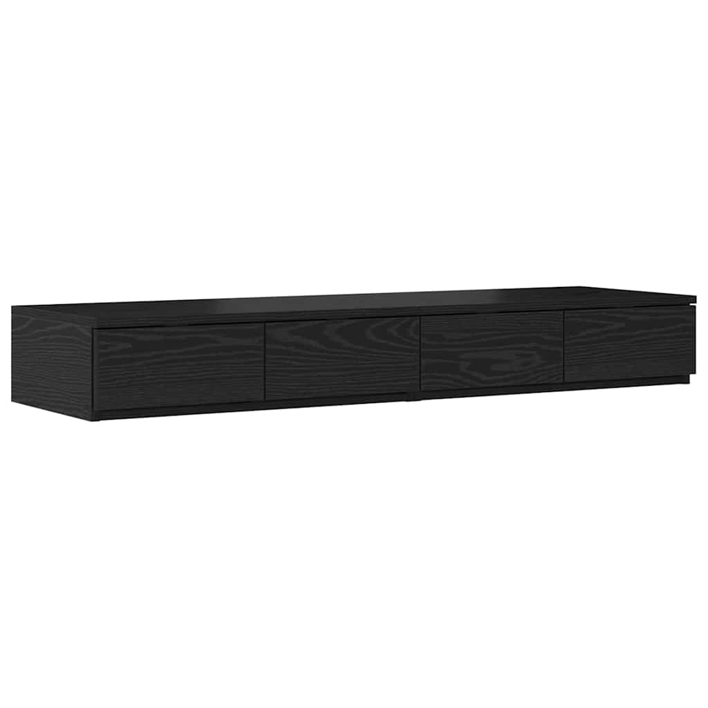 Sengeskuffer Svart Eik 120 x 36,5 x 16,5 cm Konstruert tre