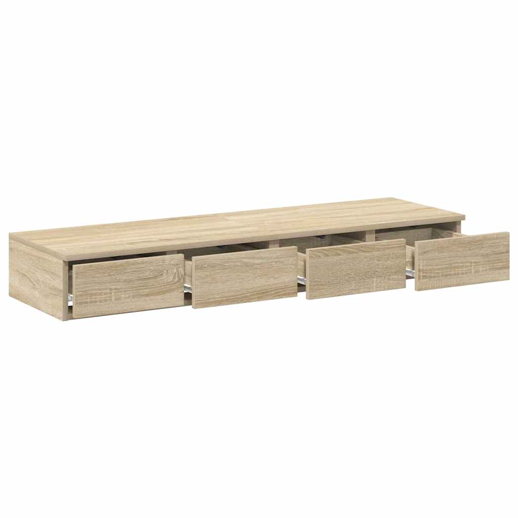 Sengeskuffer Sonoma eik 120 x 36,5 x 16,5 cm Konstruert tre