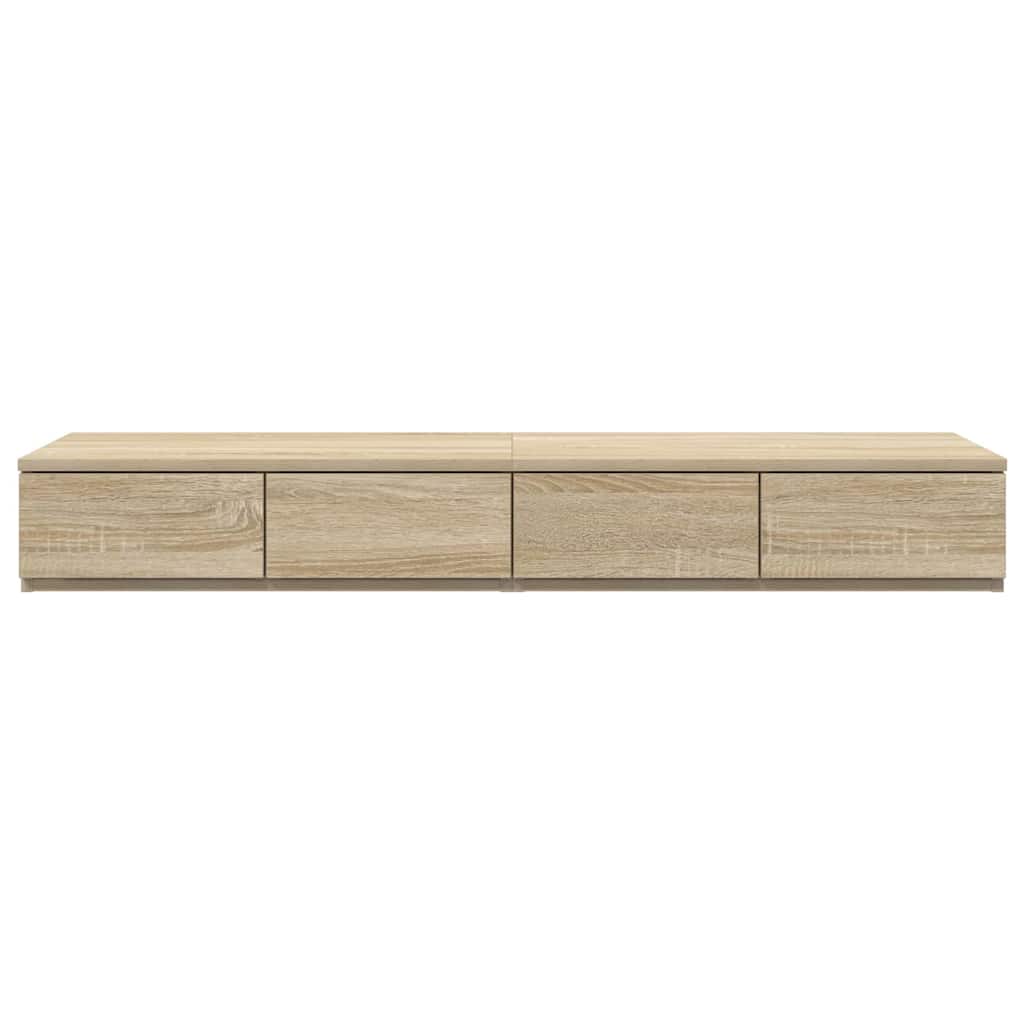 Sengeskuffer Sonoma eik 120 x 36,5 x 16,5 cm Konstruert tre