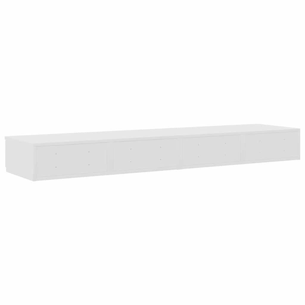Sengeskuffer med skuff Hvit 150 x 36,5 x 16,5 cm Konstruert tre vidaXL