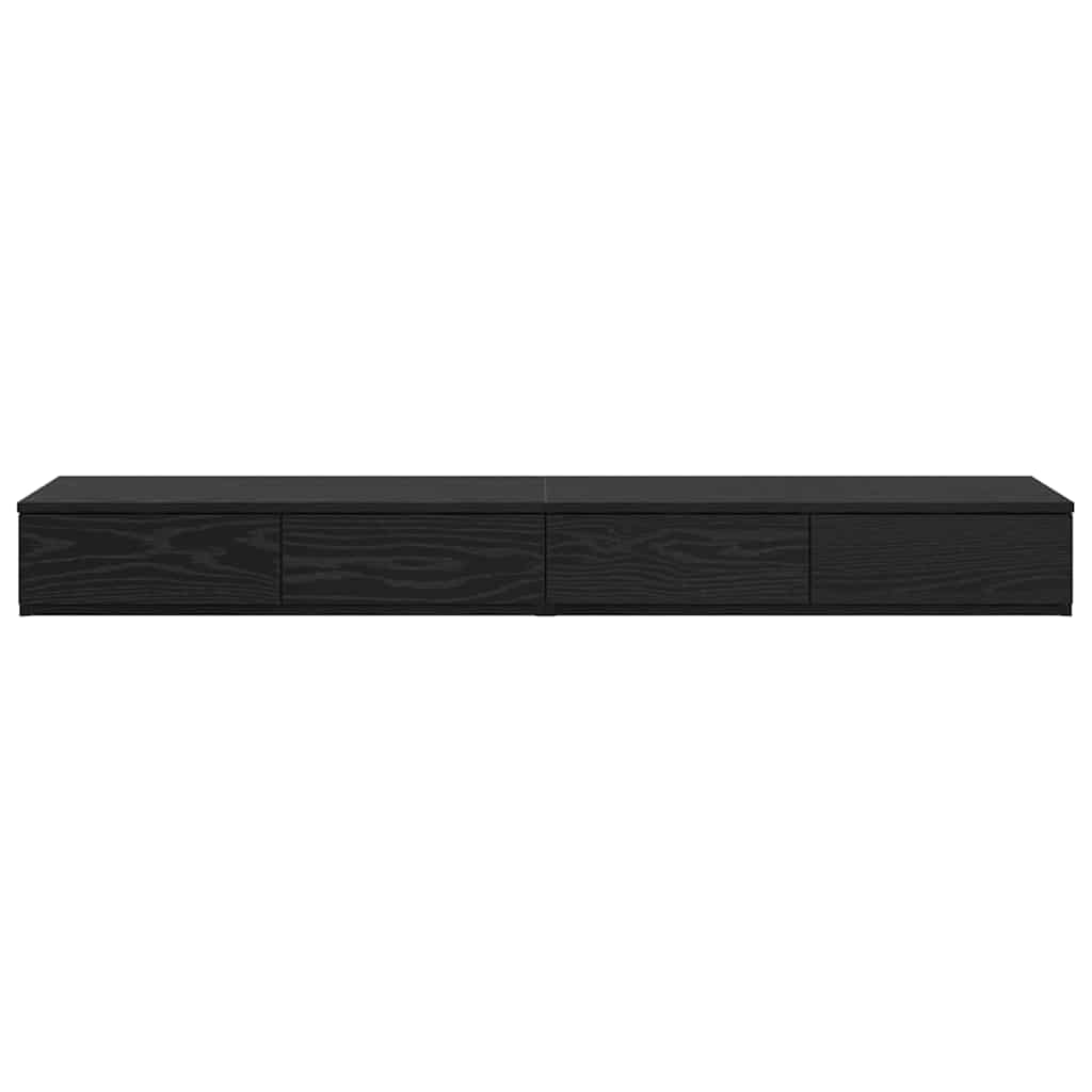 Sengeskuffer Svart Eik 150 x 36,5 x 16,5 cm Konstruert tre