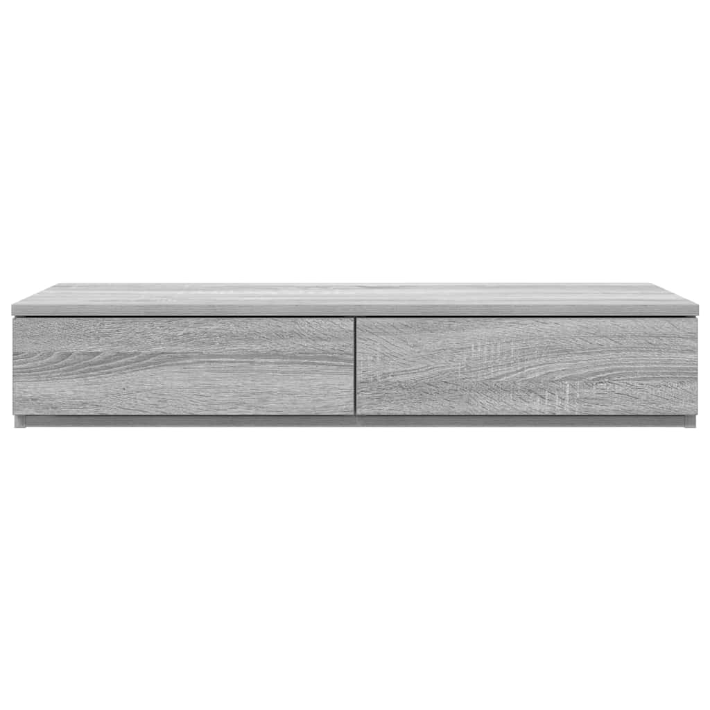 Sengeskuffer Grå Sonoma 75 x 36,5 x 16,5 cm Konstruert tre