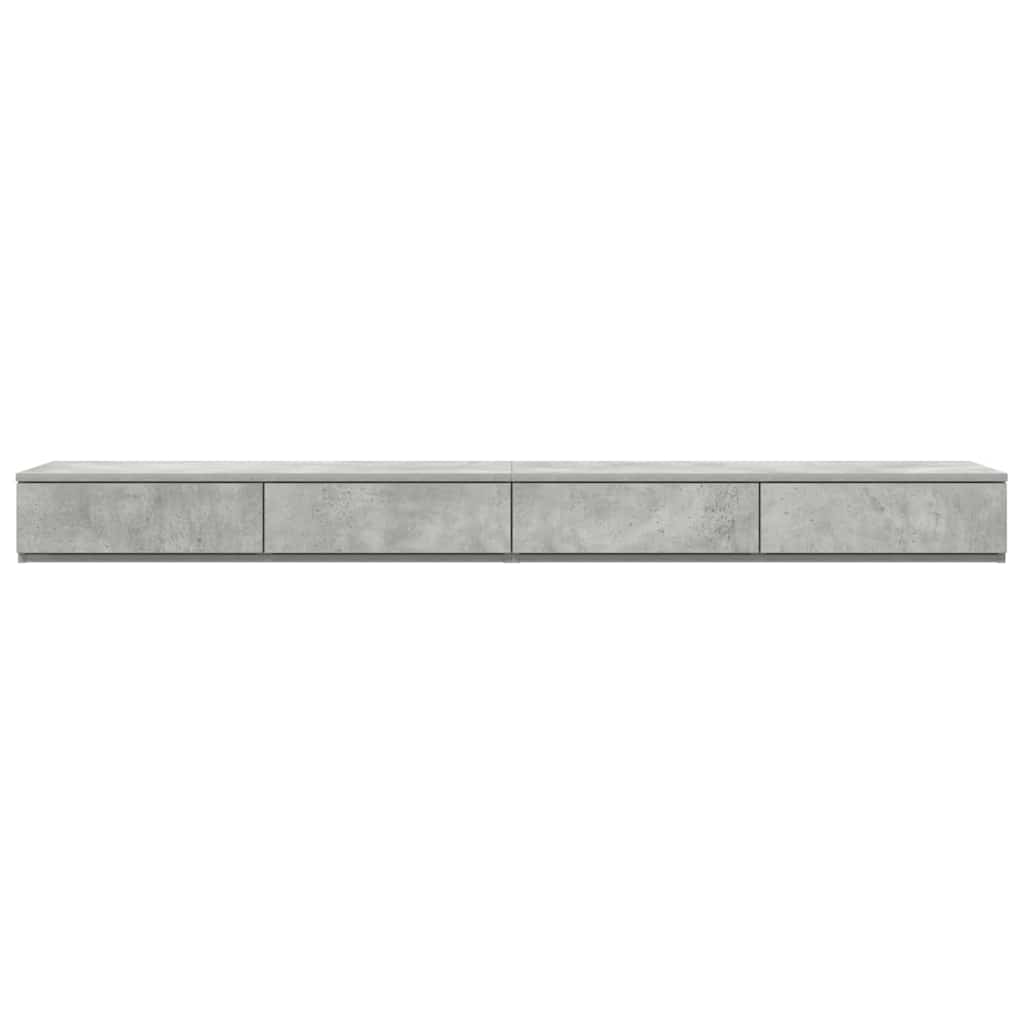 Sengeskuffer Betonggrå 180 x 36,5 x 16,5 cm Konstruert tre