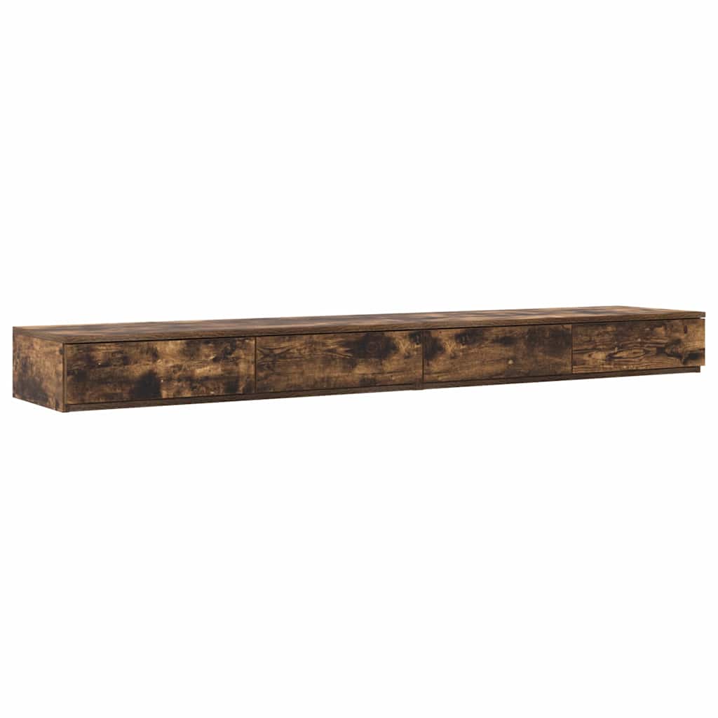 Sengeskuffer Røkt eik 180 x 36,5 x 16,5 cm Konstruert tre
