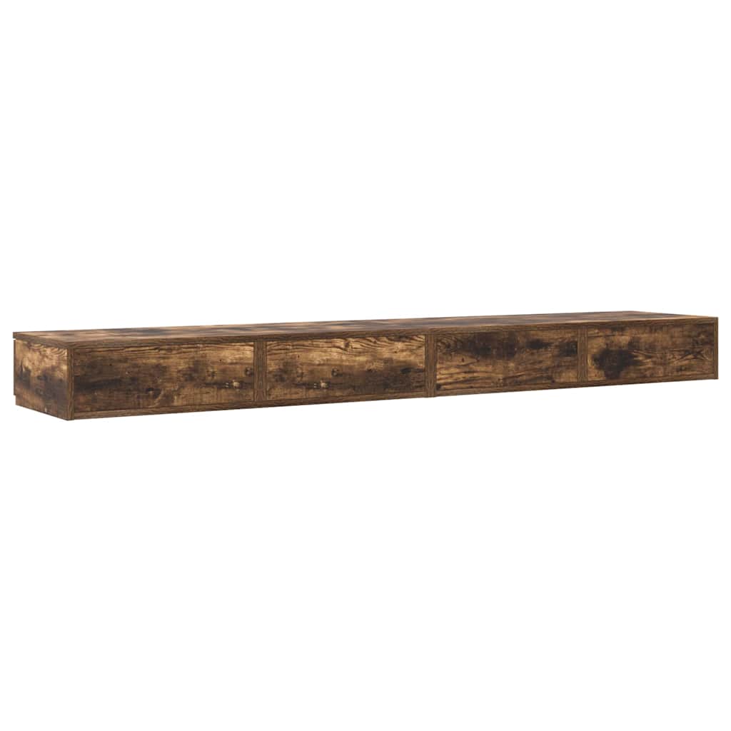 Sengeskuffer Røkt eik 180 x 36,5 x 16,5 cm Konstruert tre