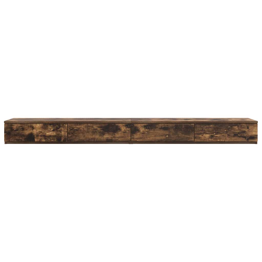 Sengeskuffer Røkt eik 180 x 36,5 x 16,5 cm Konstruert tre