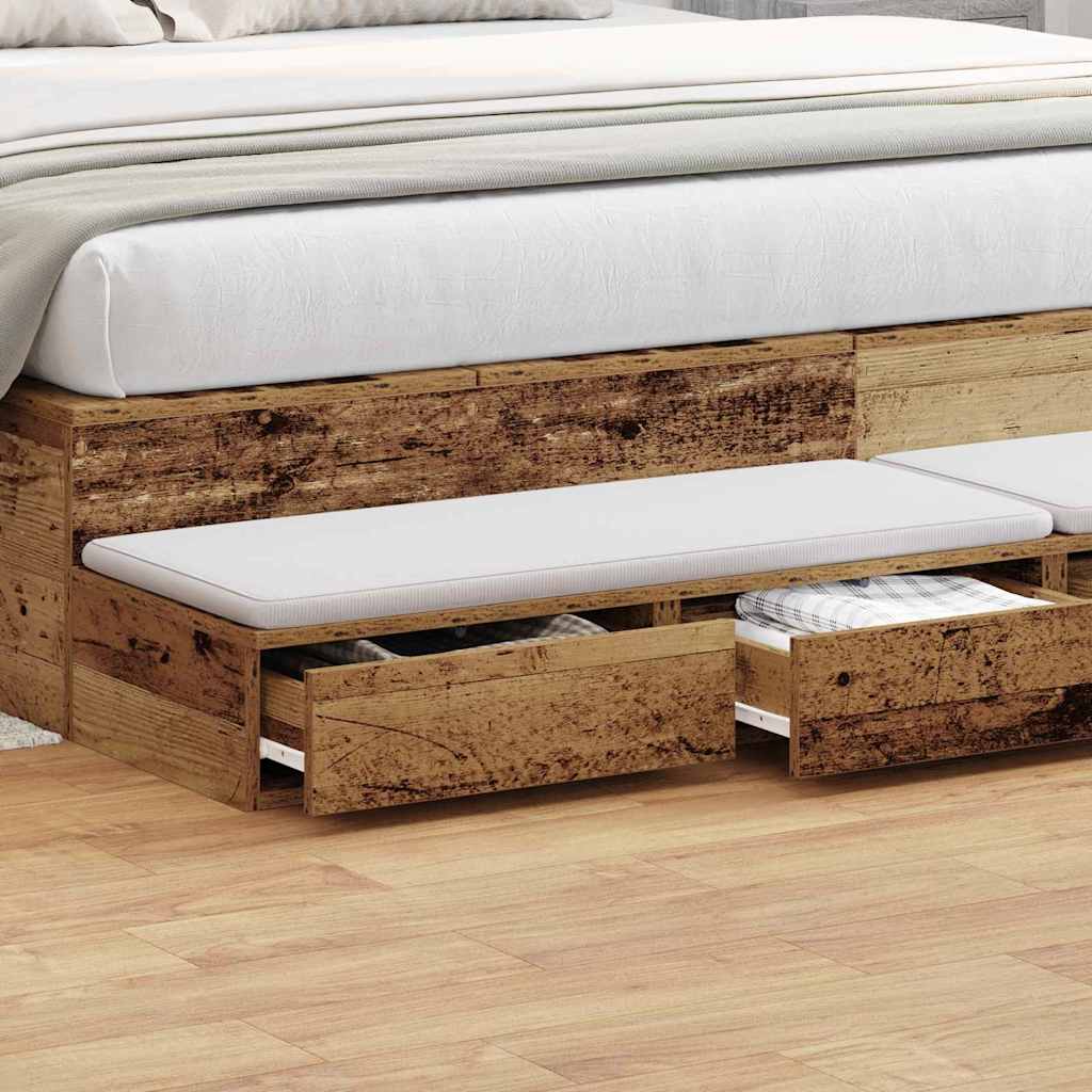 Sengeskuffer Gammelt tre 180 x 36,5 x 16,5 cm Konstruert tre