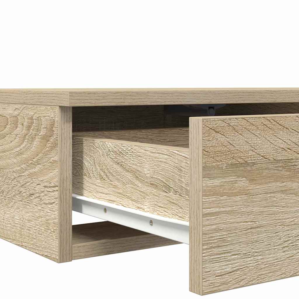 Sengeskuffer Sonoma eik 135 x 36,5 x 16,5 cm Konstruert tre